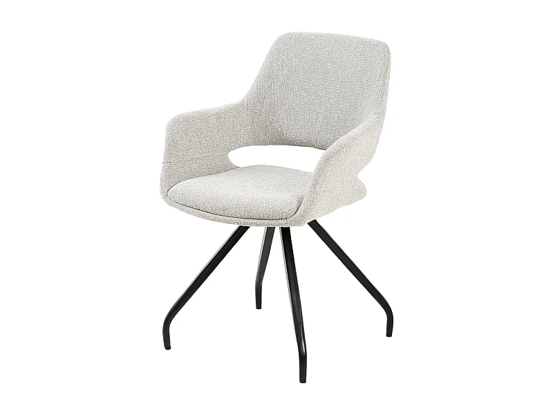 Eetkamerstoel Capp Beige Lodge Set van 2 - 61x61x88cm