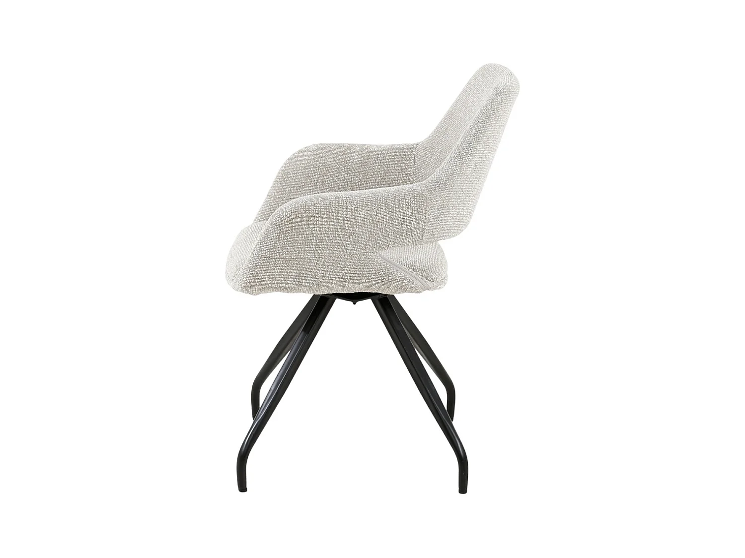 Eetkamerstoel Capp Beige Lodge Set van 2 - 61x61x88cm