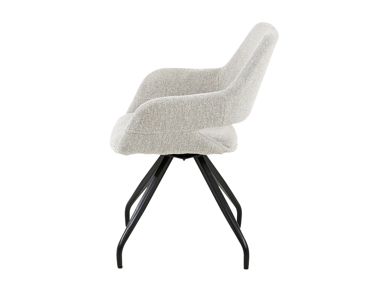 Eetkamerstoel Capp Beige Lodge Set van 2 - 61x61x88cm