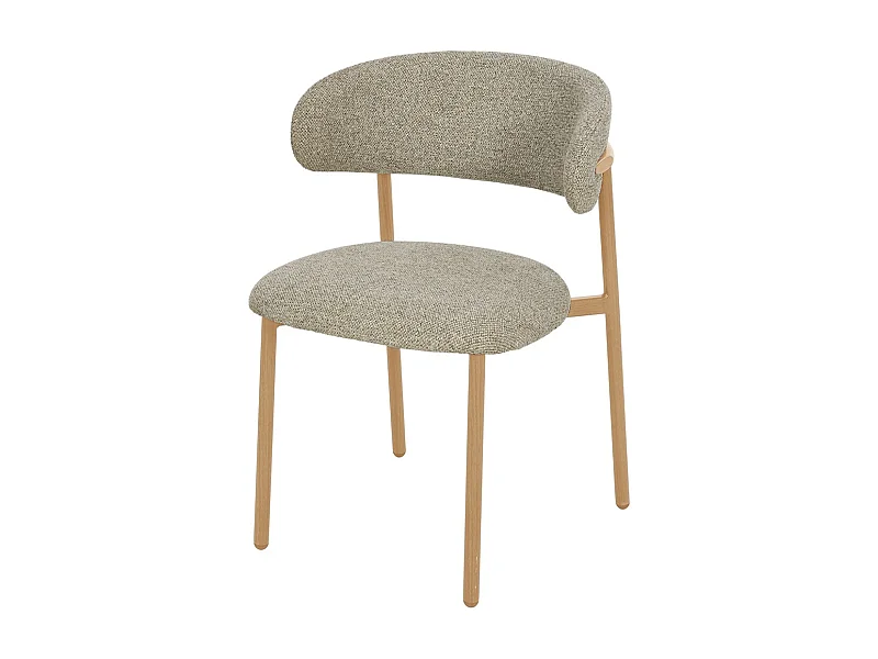 Eetkamerstoel Micah Hush Oak Set van 2 - 58x54.4x78cm