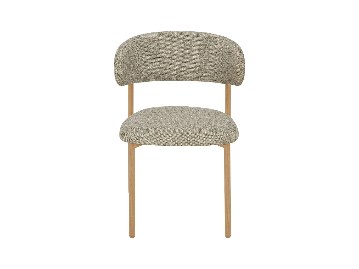 Eetkamerstoel Micah Hush Oak Set van 2 - 58x54.4x78cm