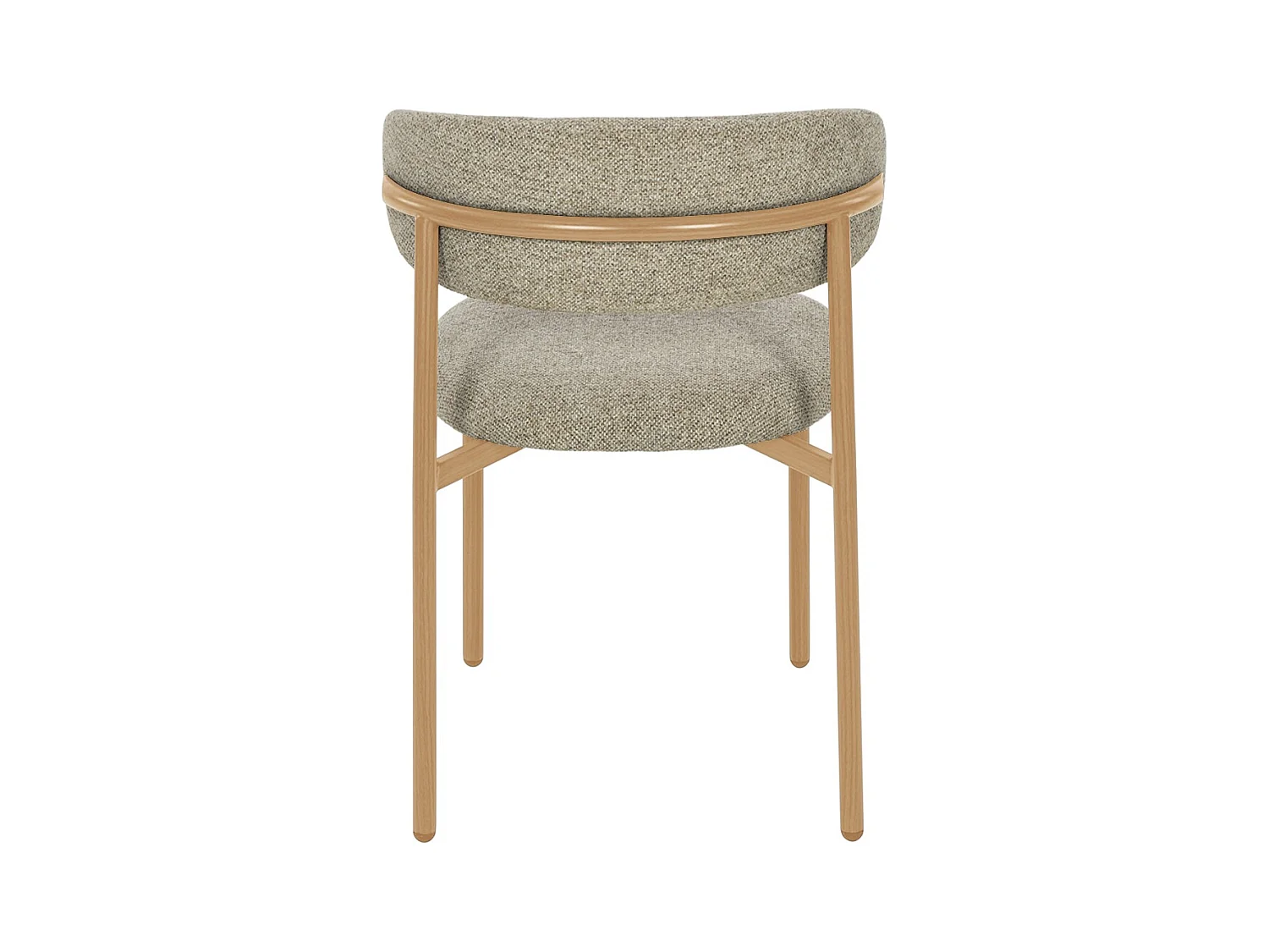 Eetkamerstoel Micah Hush Oak Set van 2 - 58x54.4x78cm