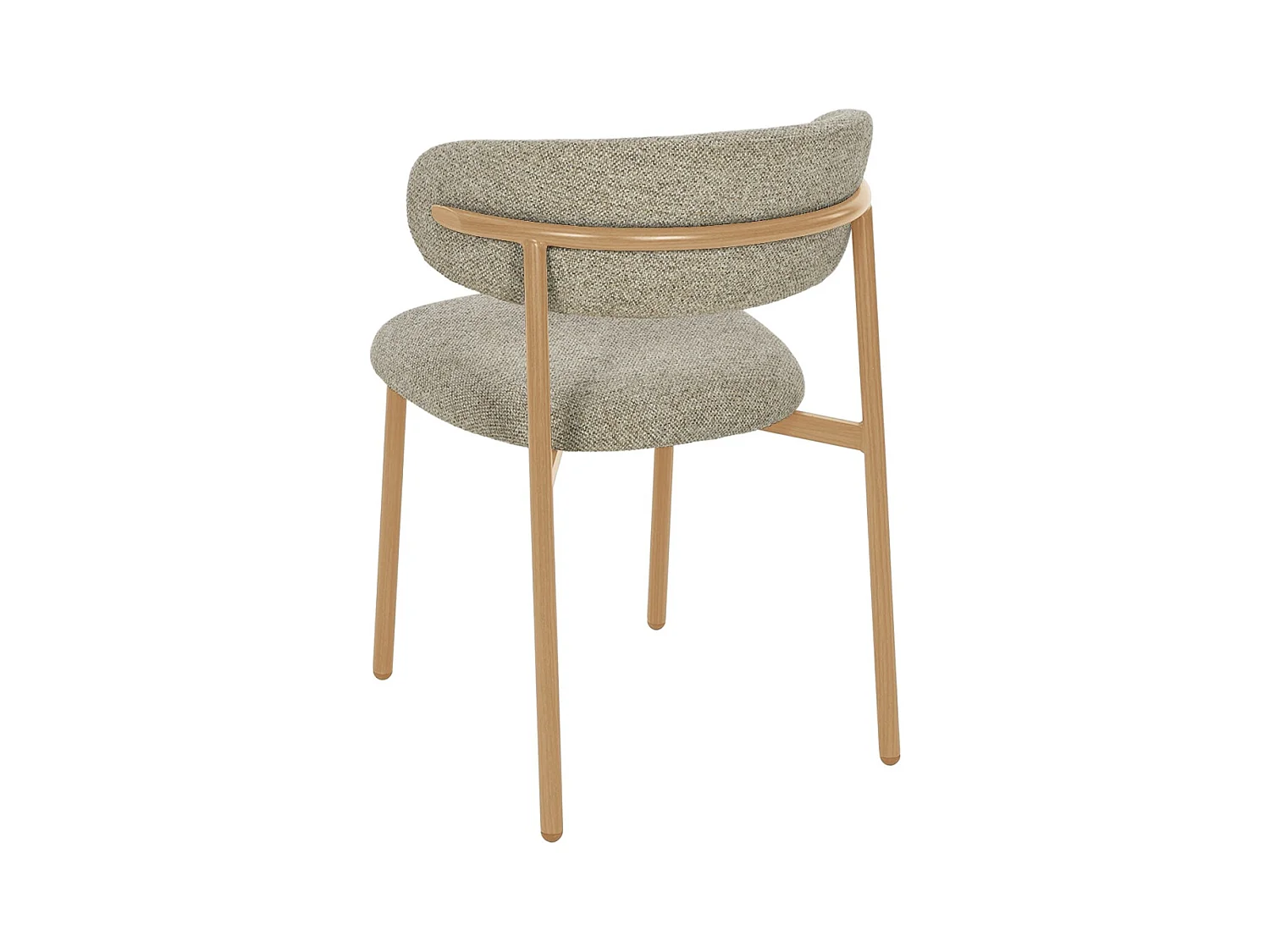 Eetkamerstoel Micah Hush Oak Set van 2 - 58x54.4x78cm