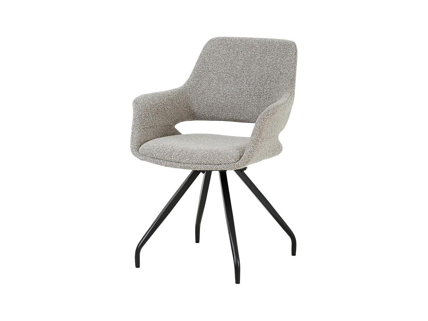 Eetkamerstoel Capp Taupe Set van 2 - 61x61x88cm