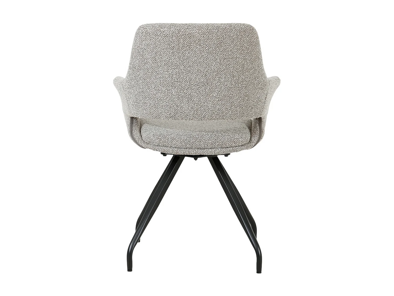 Eetkamerstoel Capp Taupe Set van 2 - 61x61x88cm