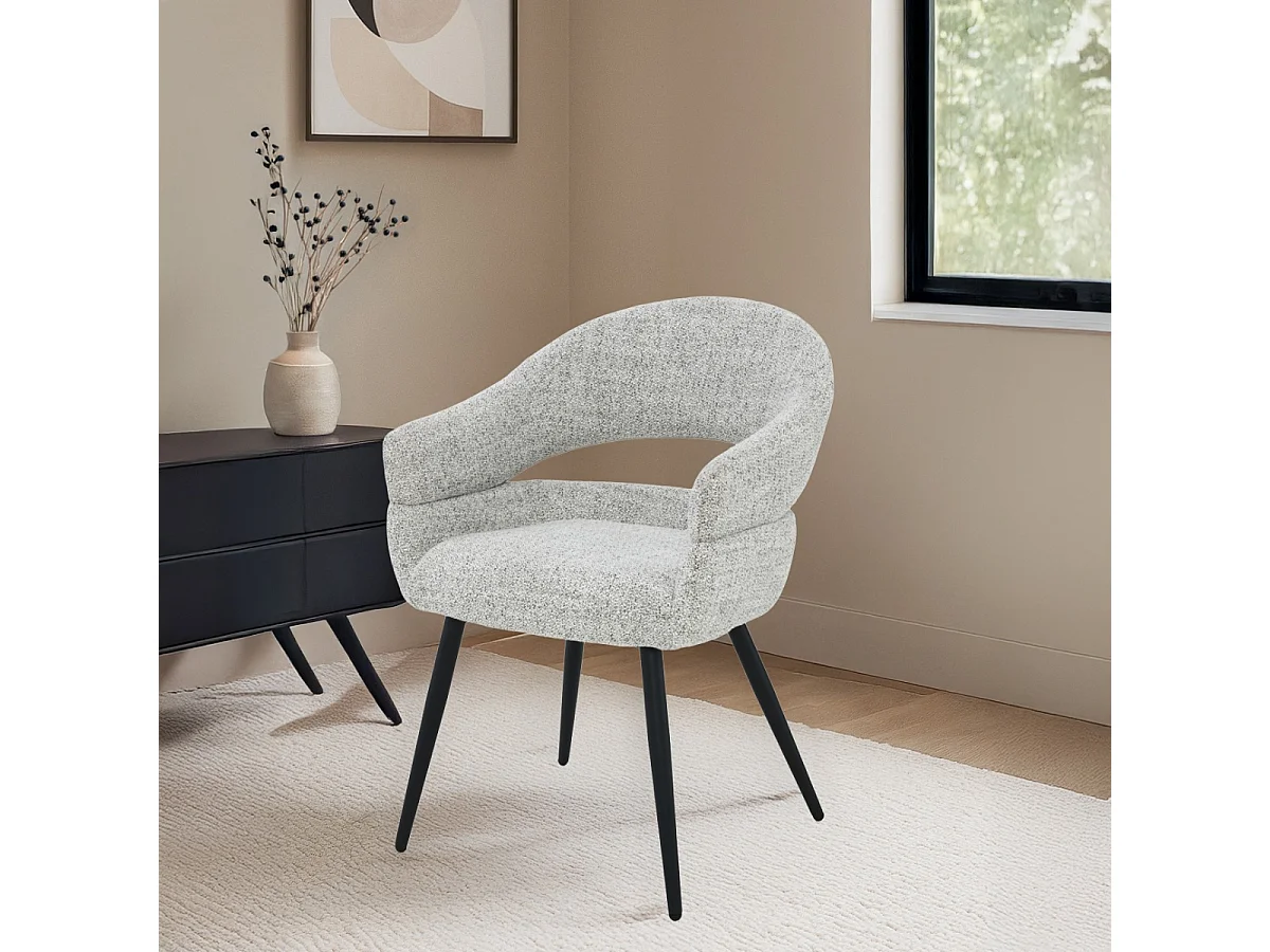 Eetkamerstoel Megan Bisque Oasis Set van 2 - 62x58x85cm