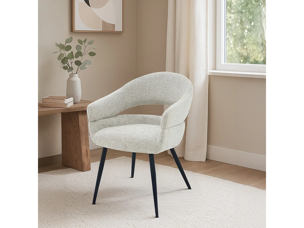 Eetkamerstoel Megan Toffee Set van 2 - 62x58x85cm