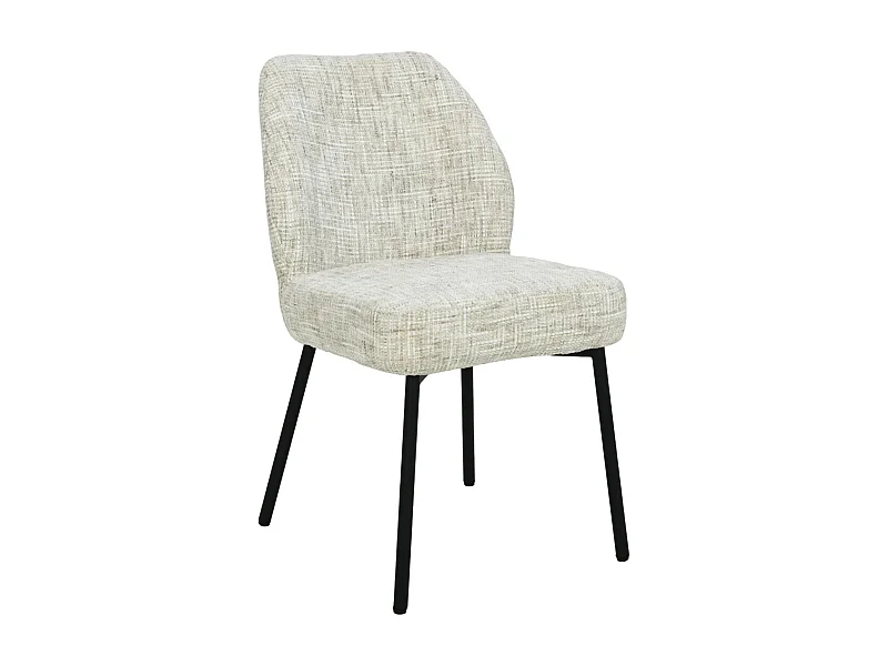 Eetkamerstoel Tess Cream Set van 2 - 63x48x83cm