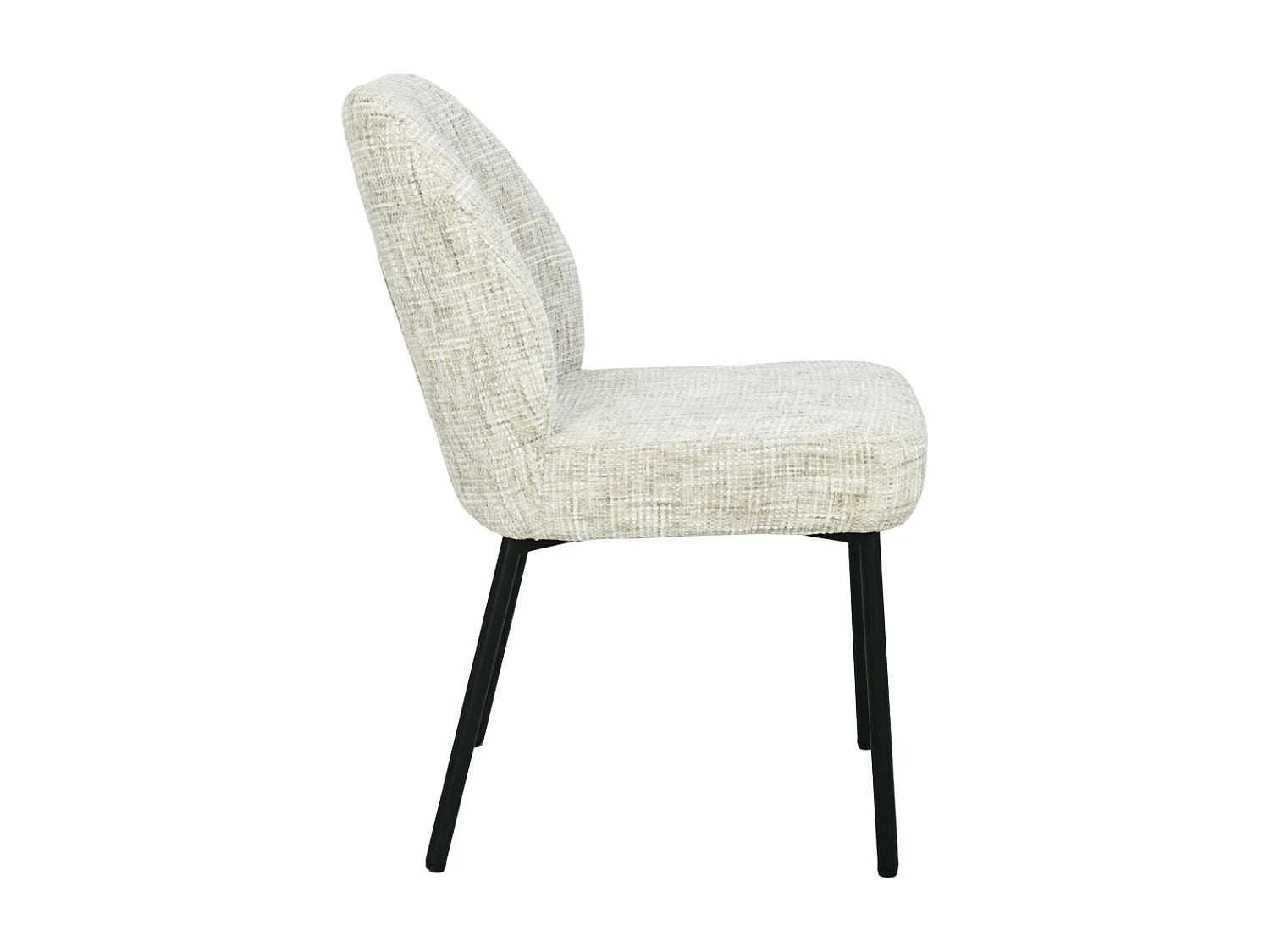 Eetkamerstoel Tess Cream Set van 2 - 63x48x83cm