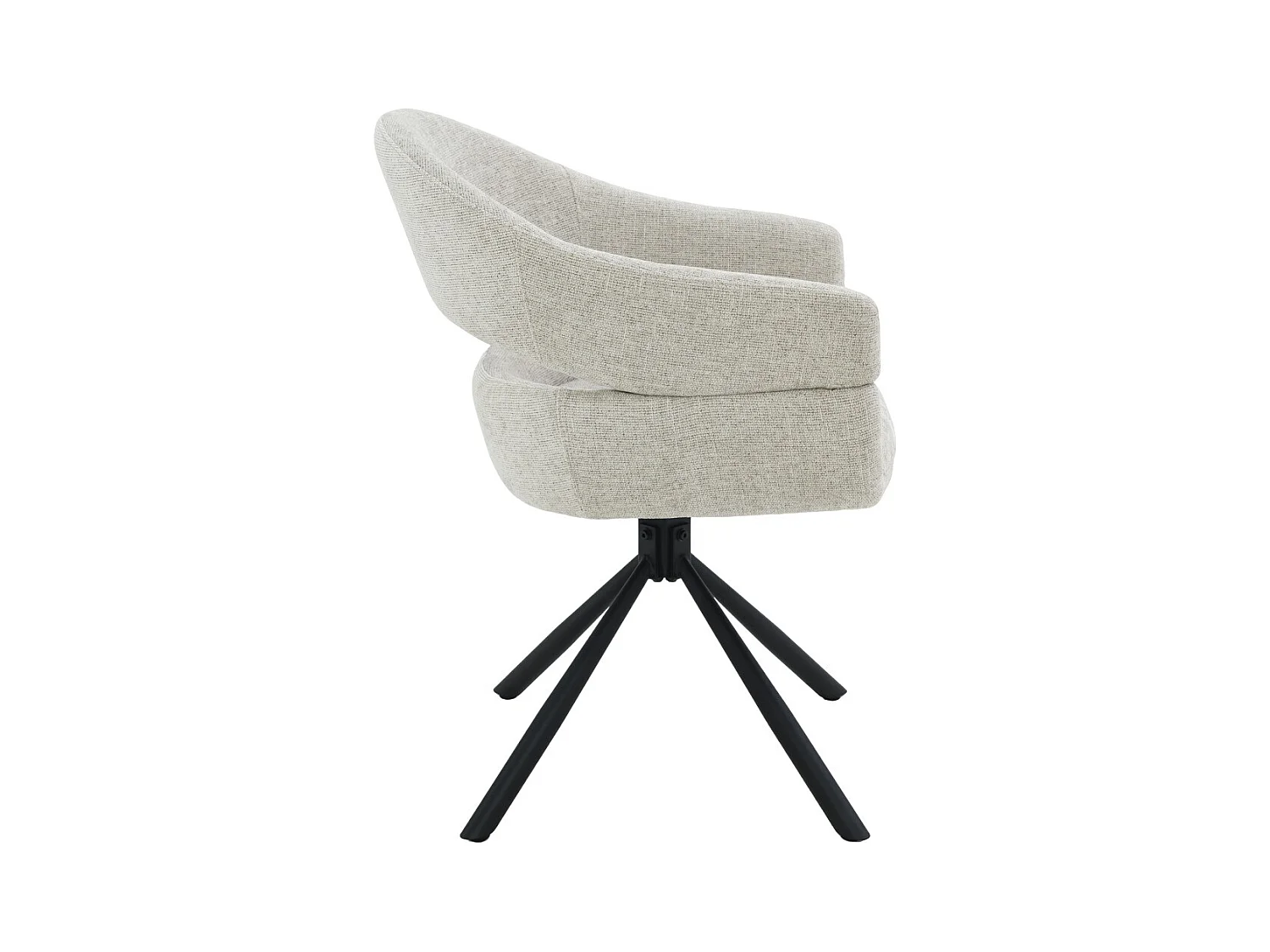 Eetkamerstoel Linn Toffee Set van 2 - 62x58x85cm