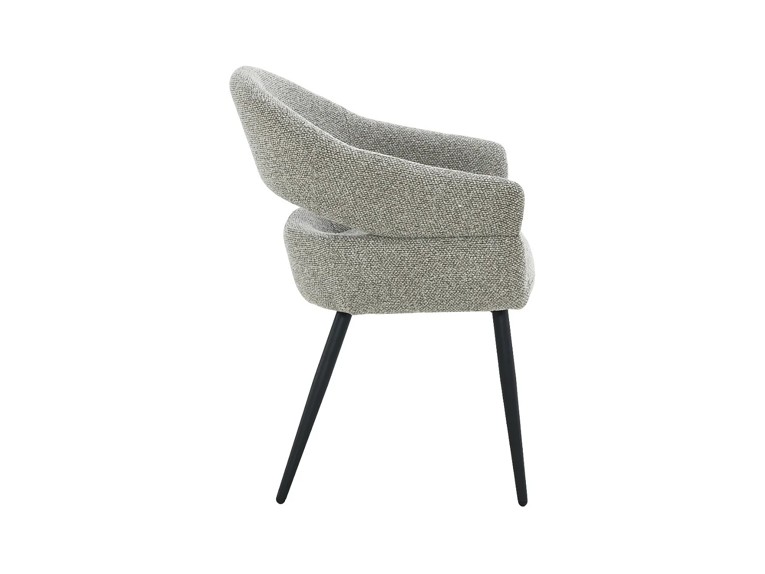 Eetkamerstoel Megan Taupe Set van 2 - 62x58x85cm