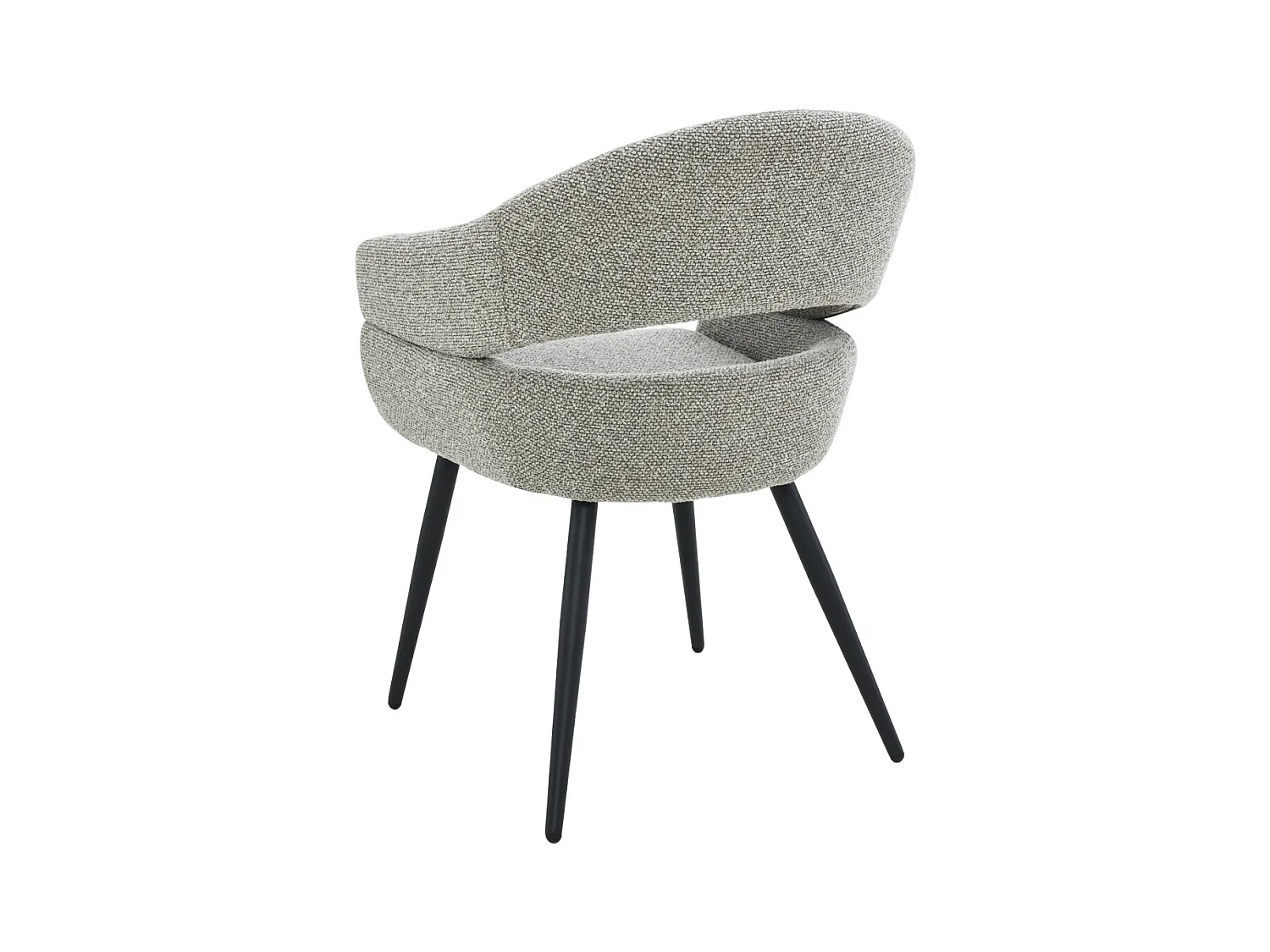 Eetkamerstoel Megan Taupe Set van 2 - 62x58x85cm