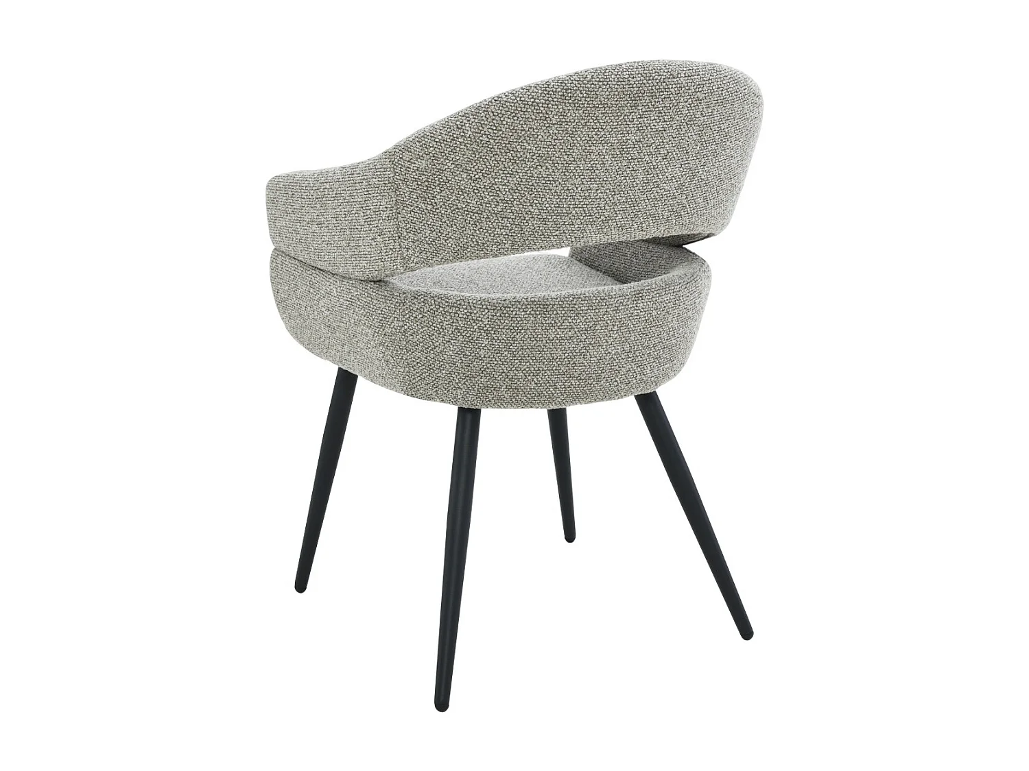 Eetkamerstoel Megan Taupe Set van 2 - 62x58x85cm