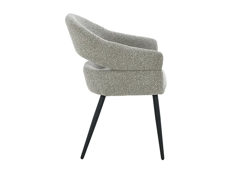 Eetkamerstoel Megan Taupe Set van 2 - 62x58x85cm