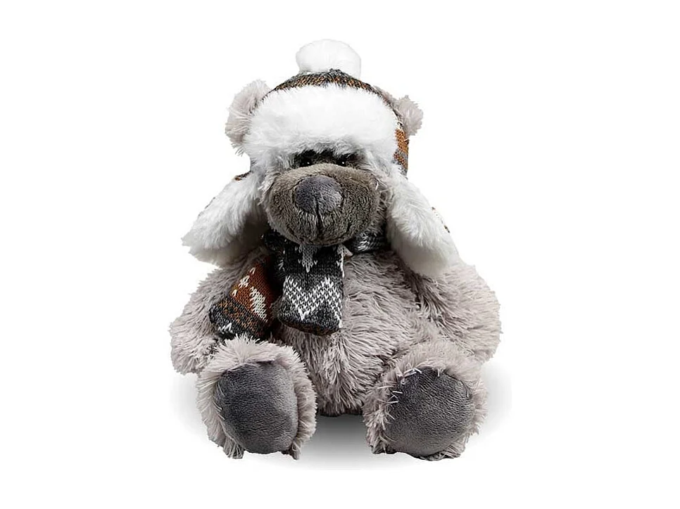 Peluche Bolke Gris Foncé - 23x20x20cm
