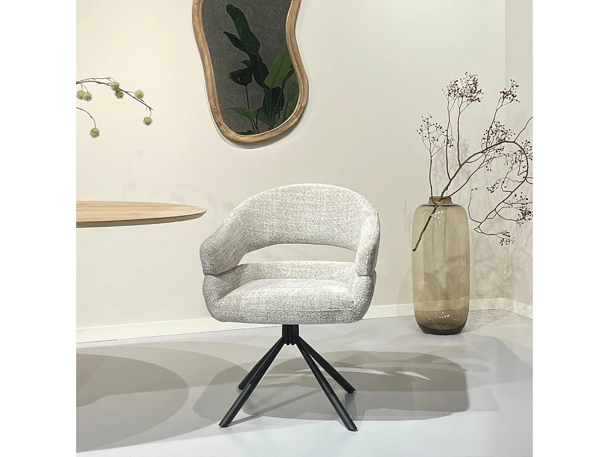 Eetkamerstoel Linn Bisque Oasis Set van 2 - 62x58x85cm