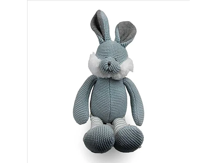 Peluche Conejito Azul - 15x27x20cm