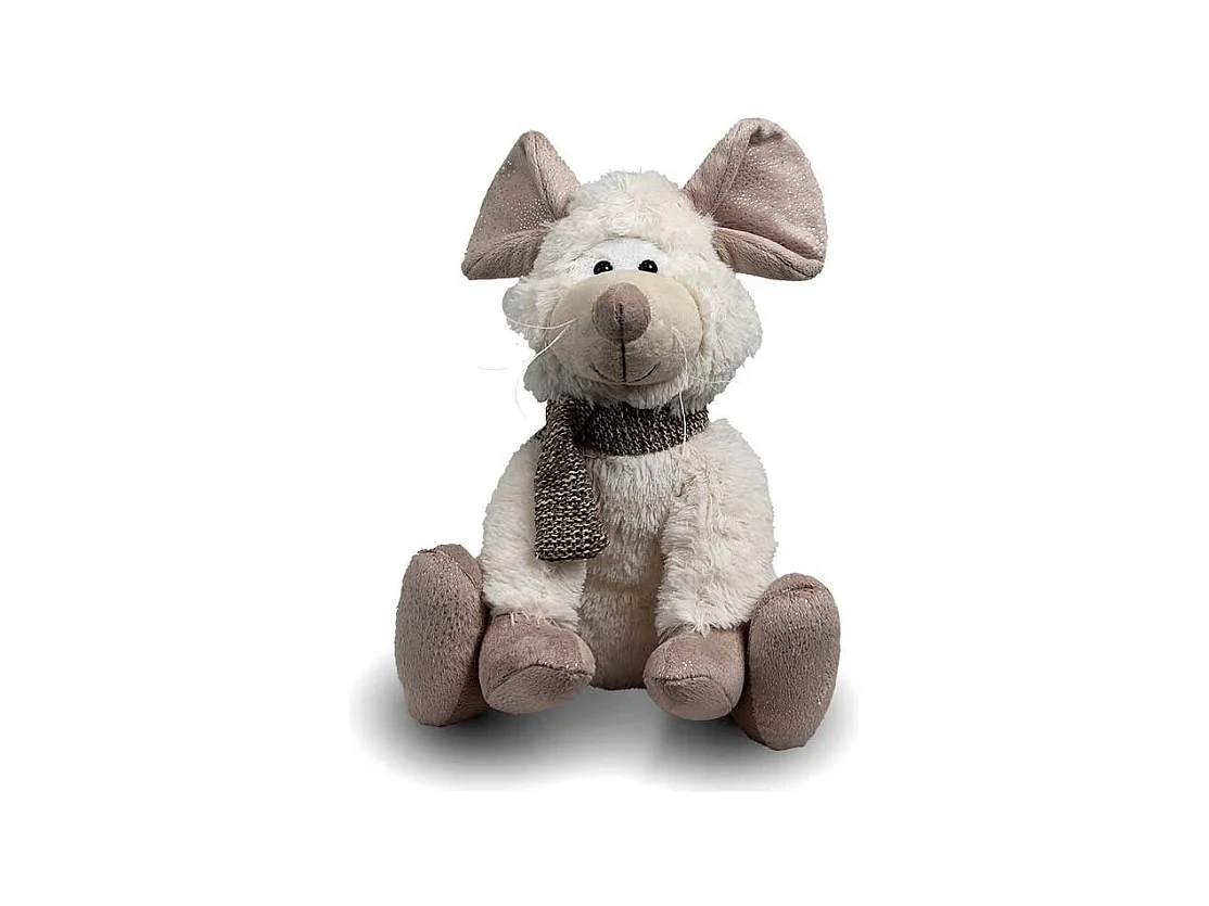 Peluche Wonka Colombe Blanche - 21x23x28cm