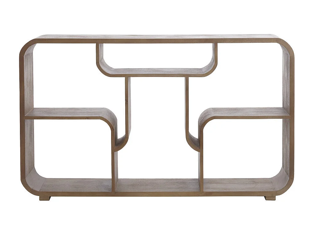 Kast LABARE - 140x30x82 cm - Bruin