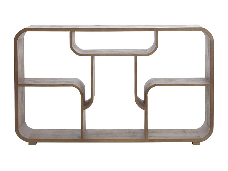 Kast LABARE - 140x30x82 cm - Bruin