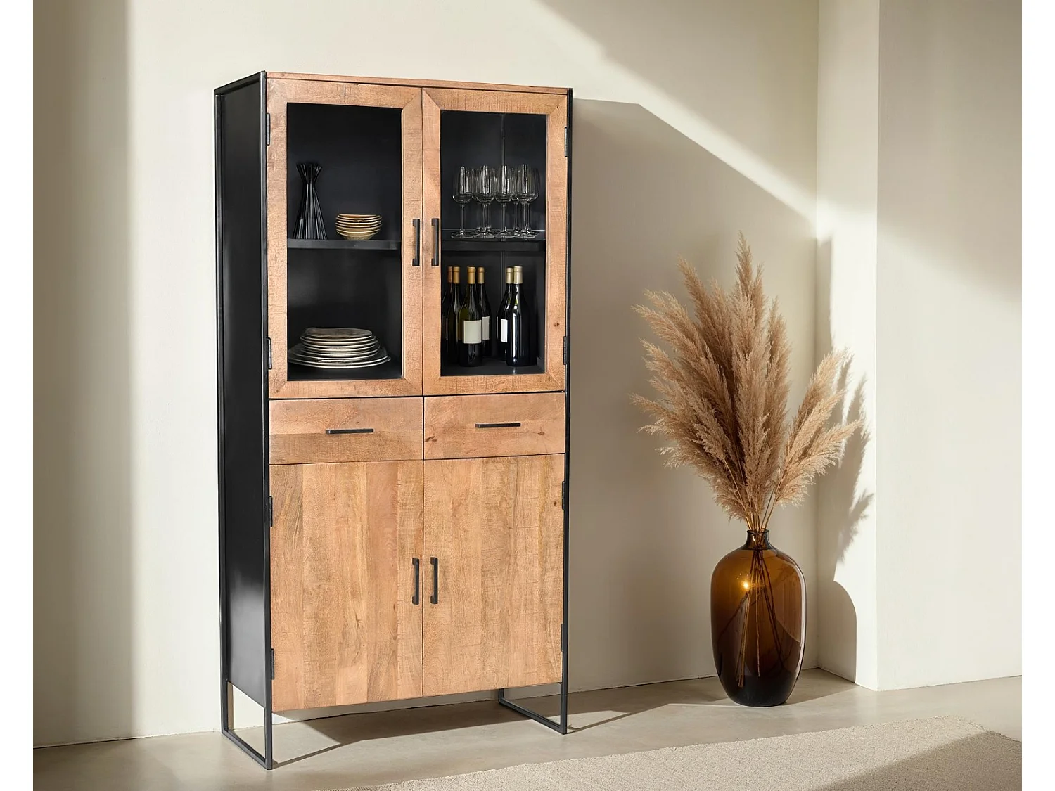 Kabinetkast Elin - 90x40x180cm