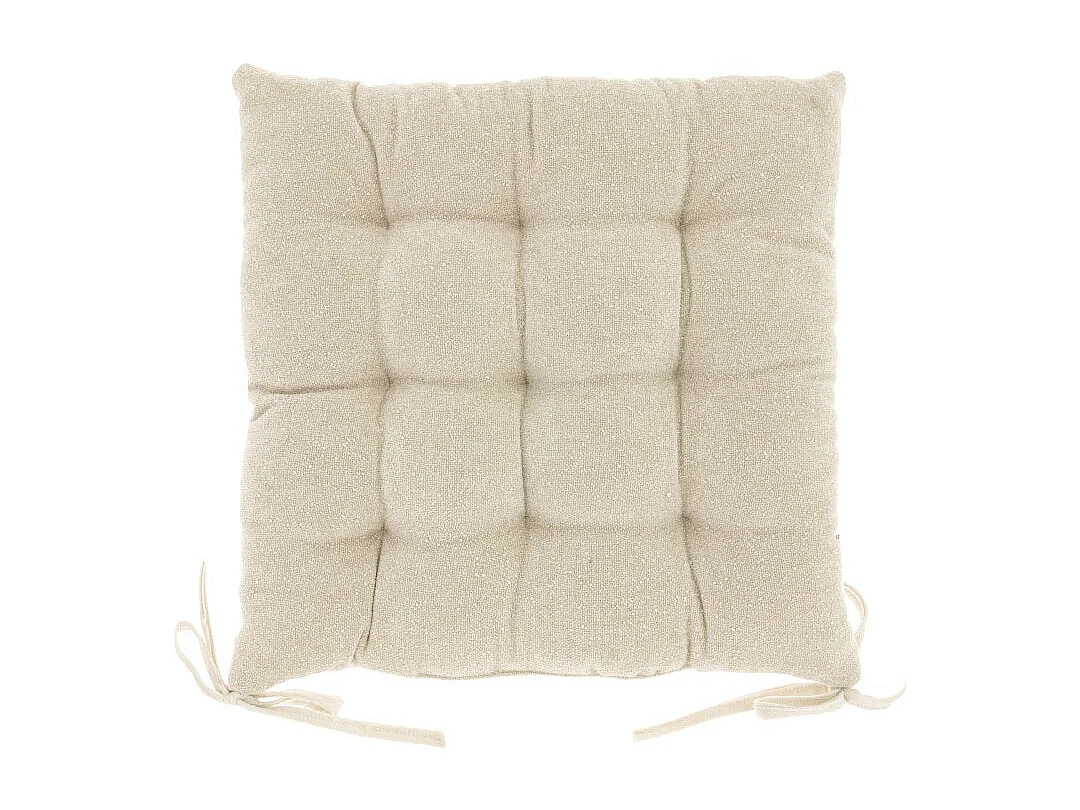 Coussin Crète - 44x44cm - Blanc Colombe