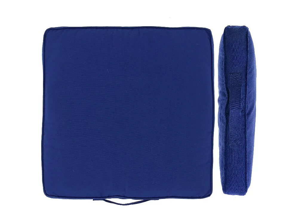 Coussin Madia - 45x45x5cm - Bleu