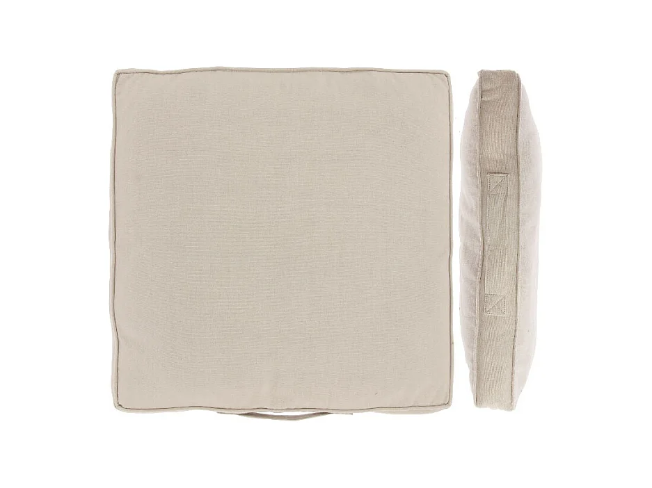 Coussin Madia - 45x45x5cm - Gris Château