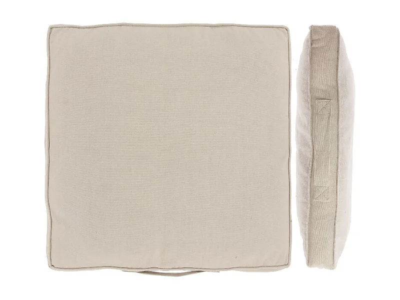 Coussin Madia - 45x45x5cm - Gris Château