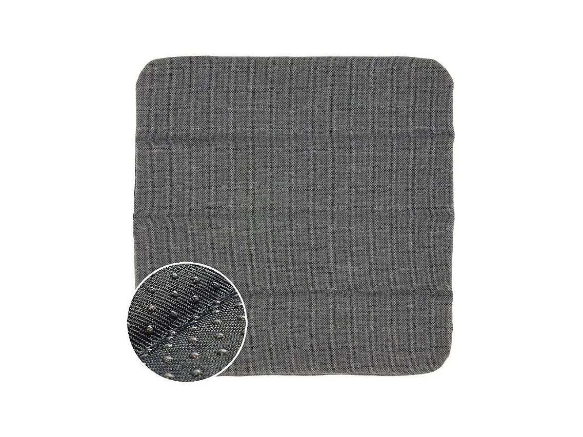 Galette de chaise Elba - 39x39cm - Anthracite