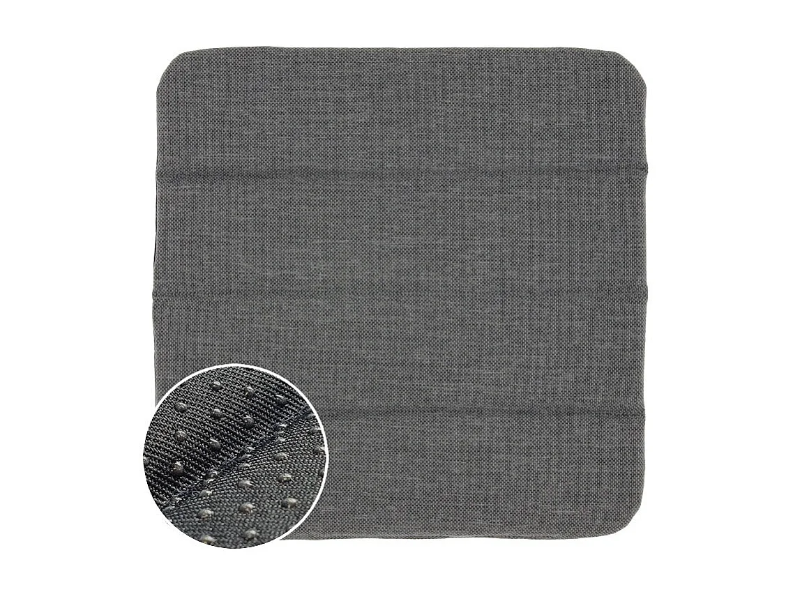 Galette de chaise Elba - 39x39cm - Anthracite