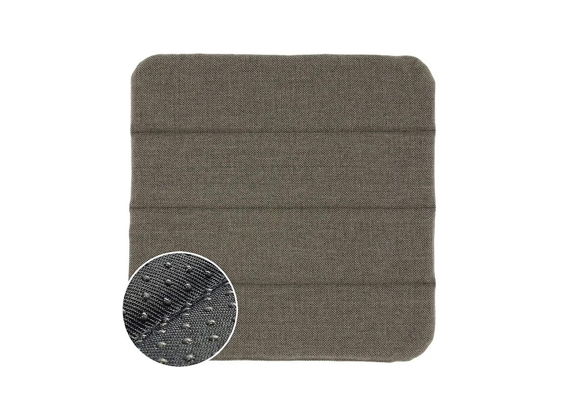Galette de chaise Elba - 39x39cm - Taupe