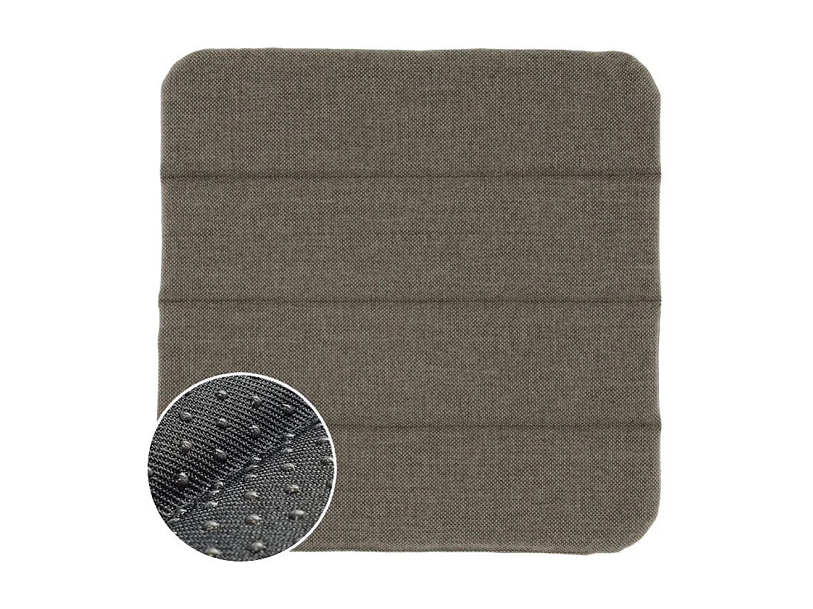 Galette de chaise Elba - 39x39cm - Taupe