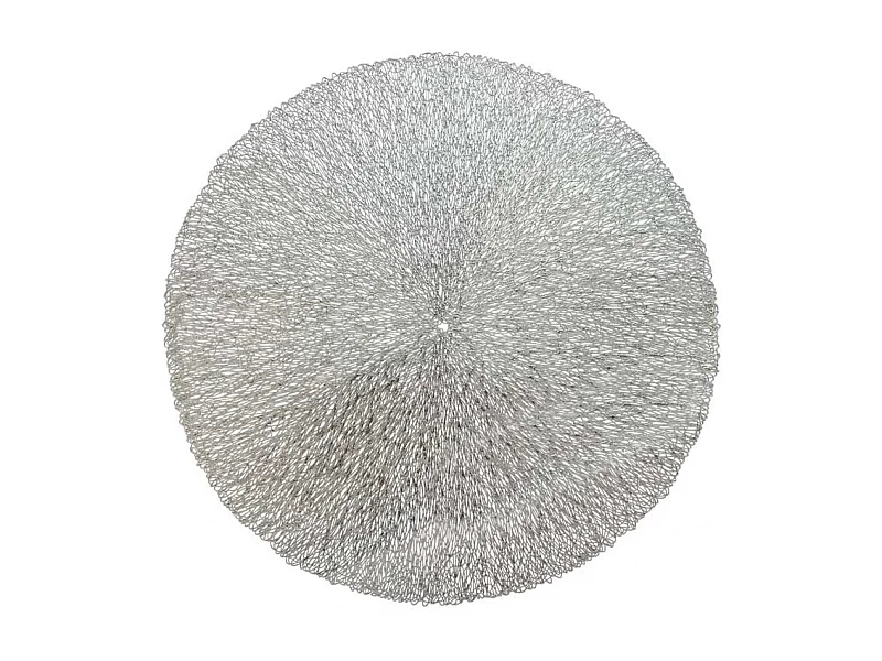 Tischset Ciara 38cm Ø Silber