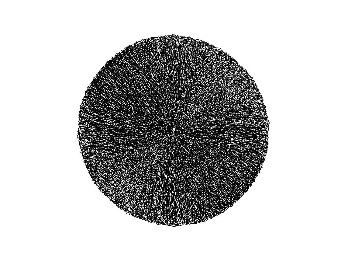 Set de table Ciara 38cm Ø Noir