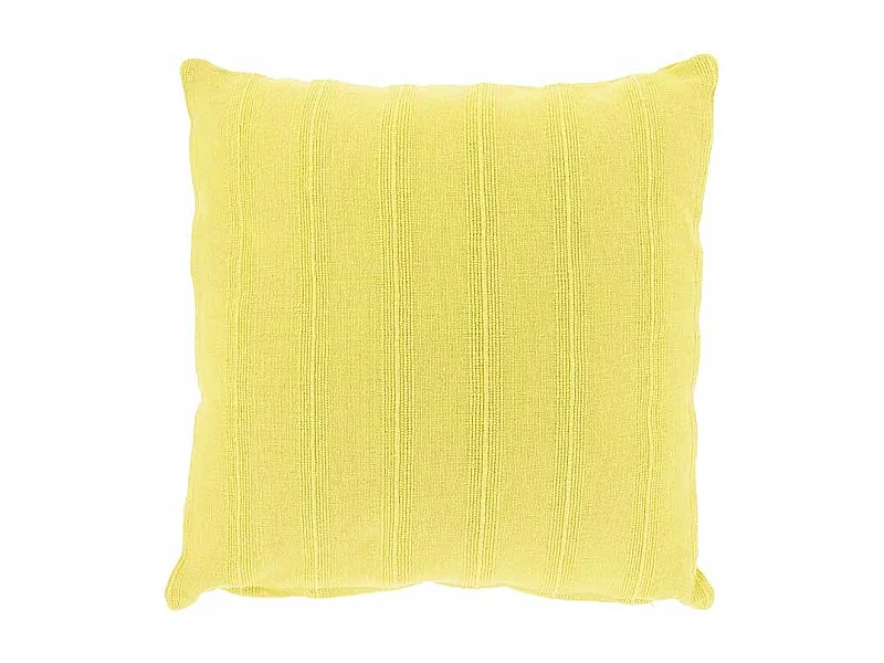 Coussin décoratif Nayla Jaune Citron -45x45cm