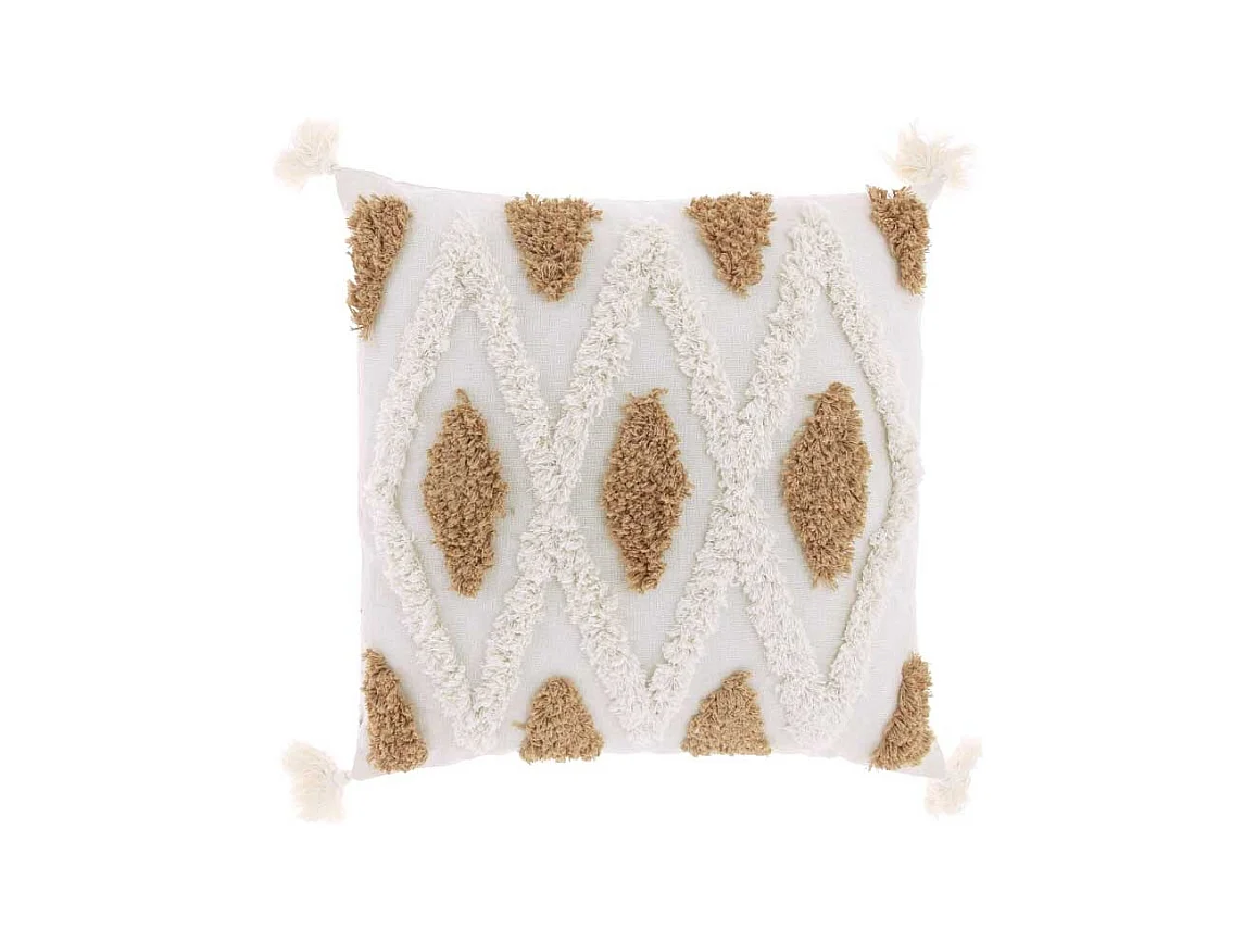 Coussin Alys - 45x45cm - Latte
