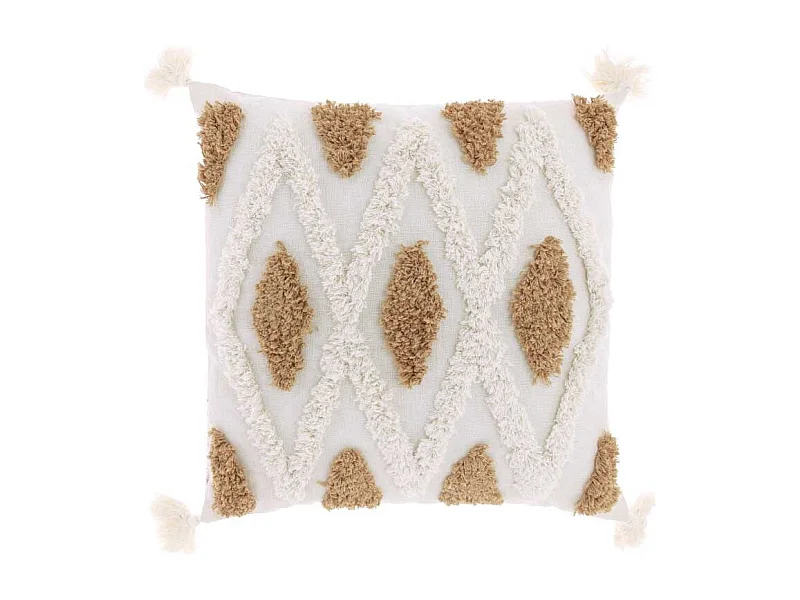 Coussin Alys - 45x45cm - Latte