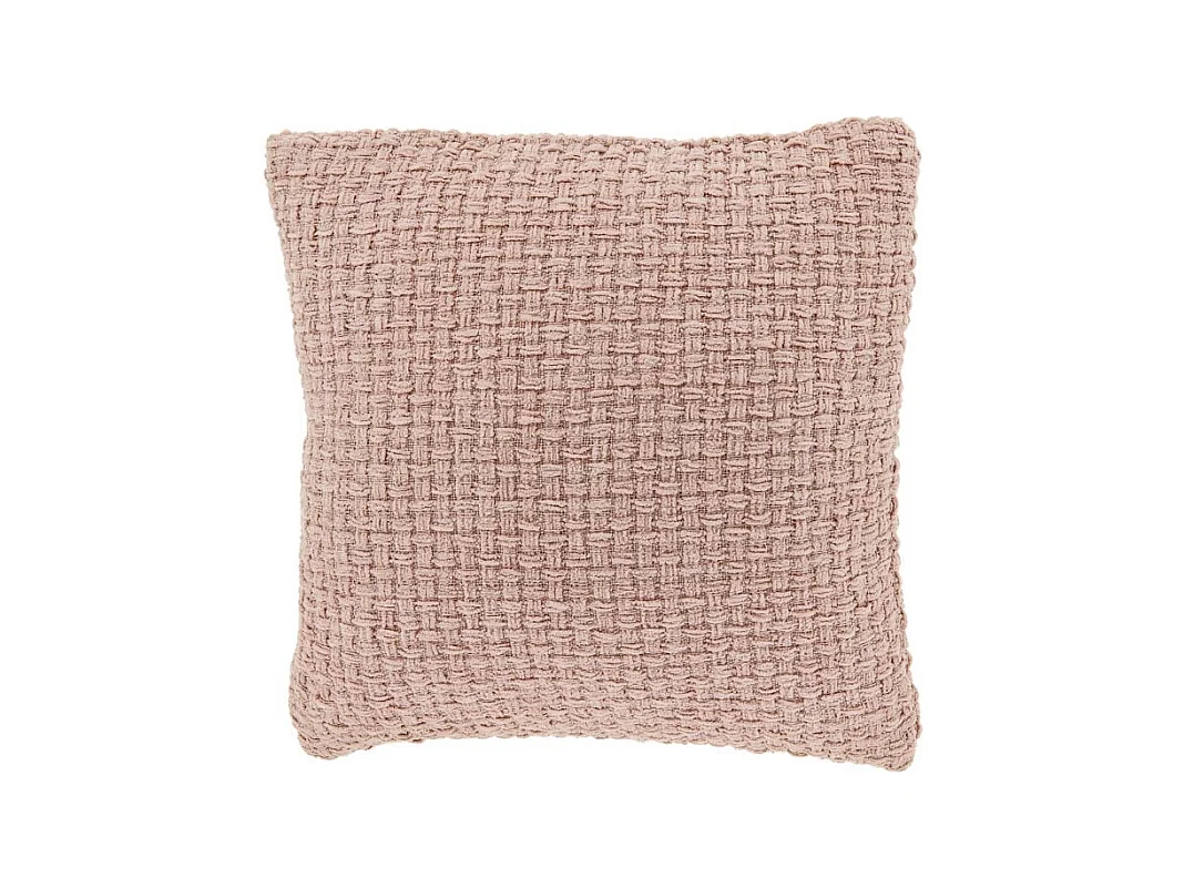 Coussin décoratif Karli vieux rose -45x45cm