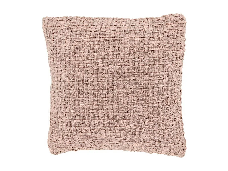 Coussin décoratif Karli vieux rose -45x45cm