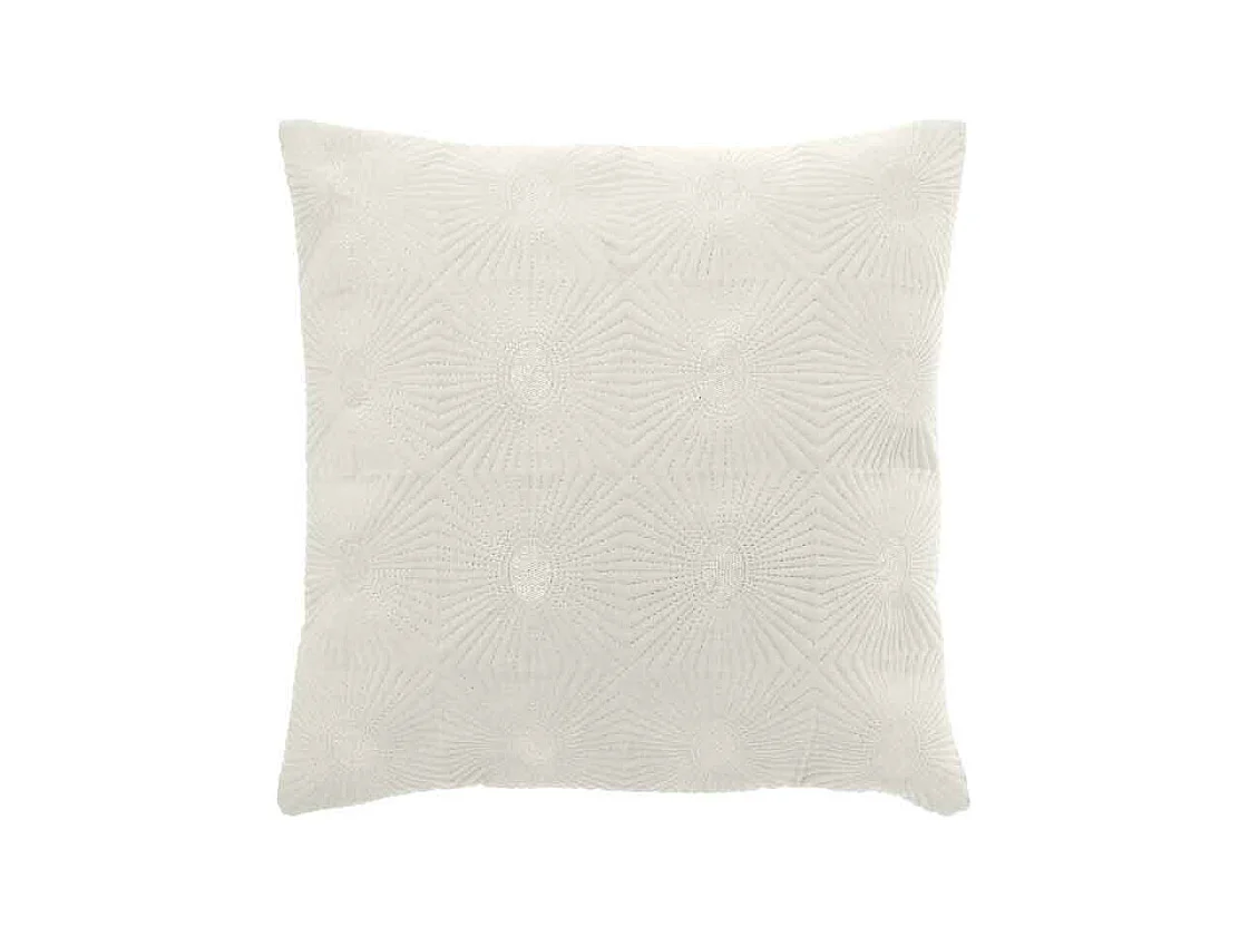 Coussin décoratif Nela Dove Blanc -45x45cm