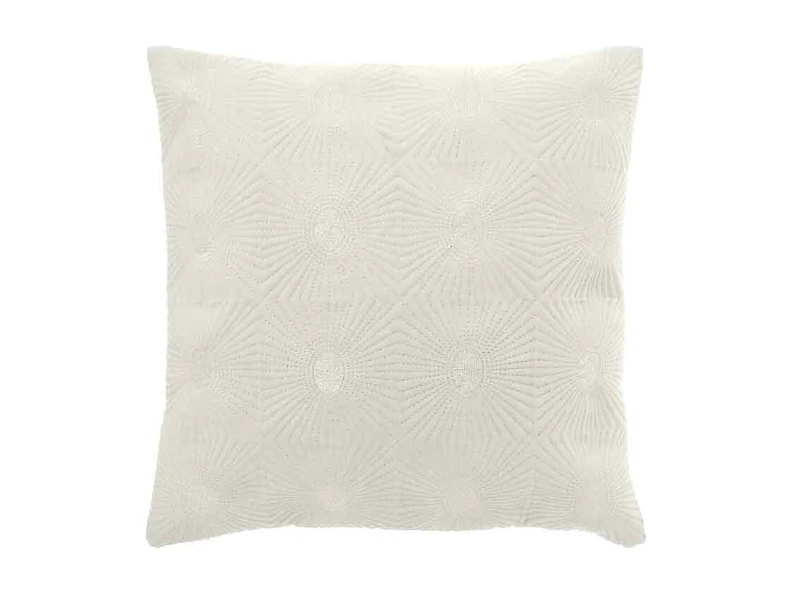 Coussin décoratif Nela Dove Blanc -45x45cm