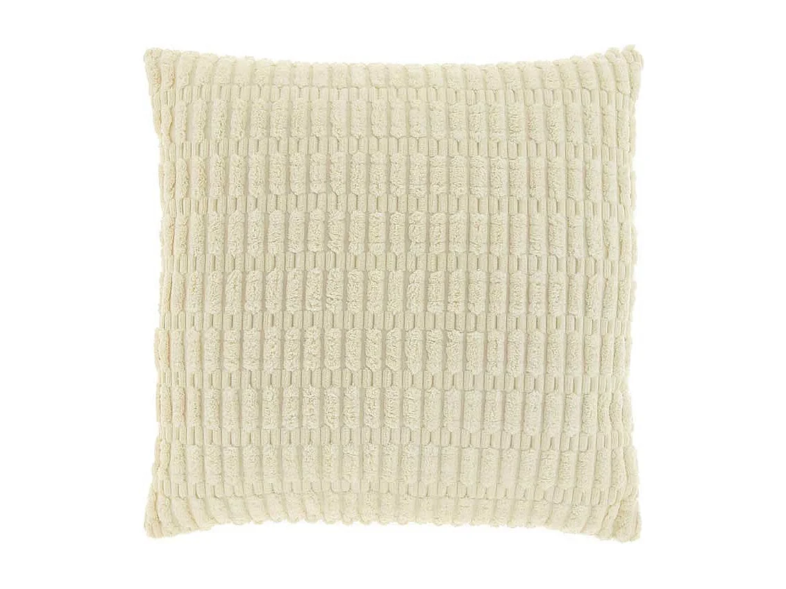 Coussin Cedro - 45x45cm - blanc tourterelle