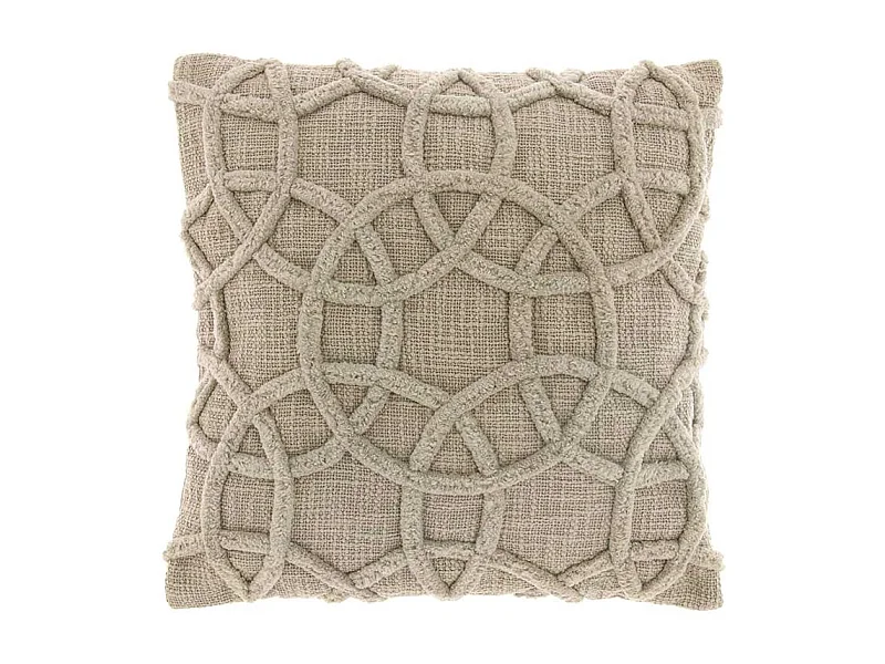Coussin Everon - 45x45cm - Gris Château