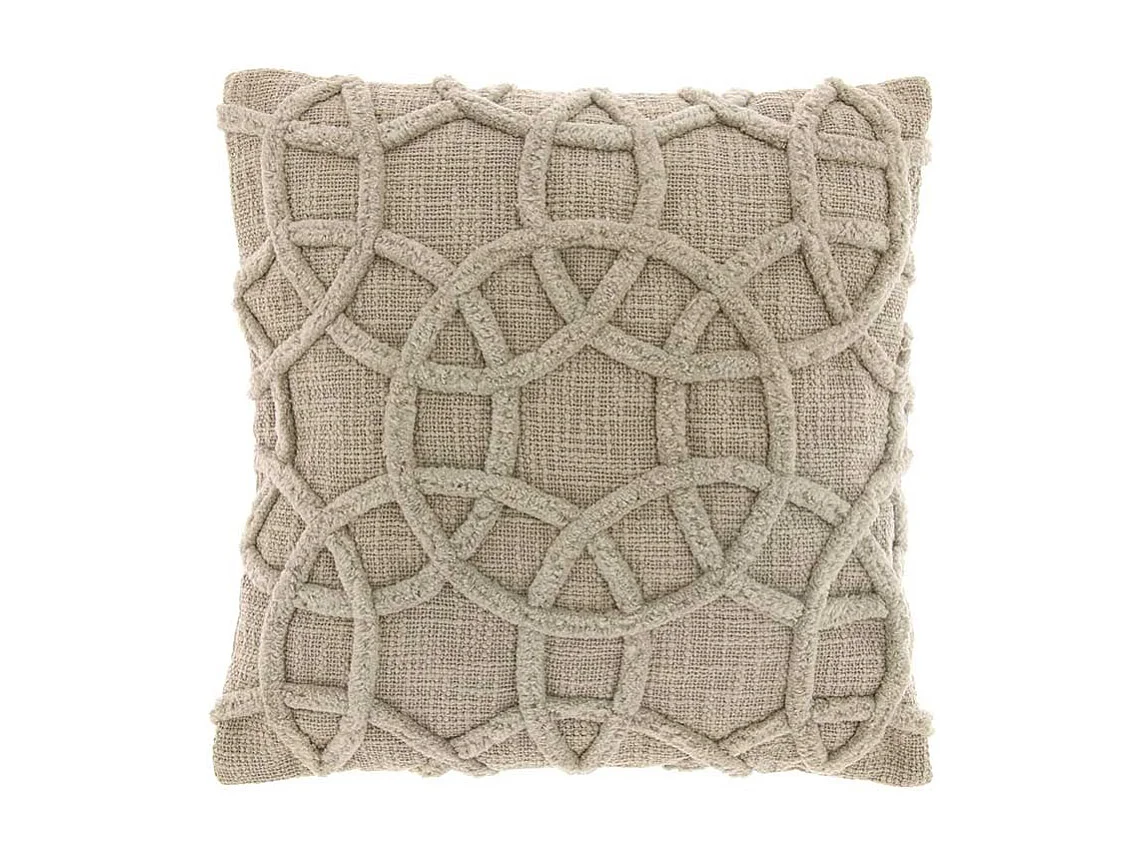 Coussin Everon - 45x45cm - Gris Château