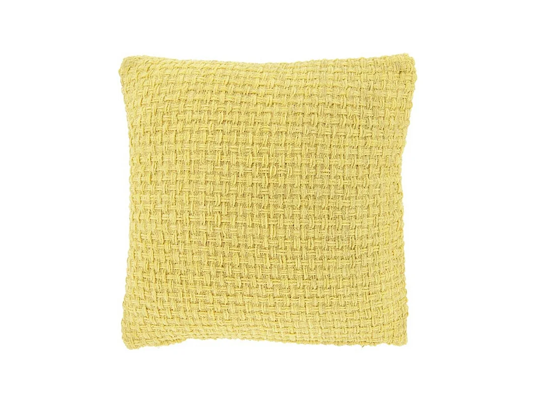 Coussin décoratif Karli Jaune Citron -45x45cm