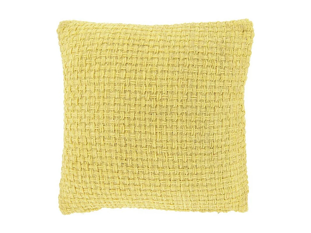 Coussin décoratif Karli Jaune Citron -45x45cm