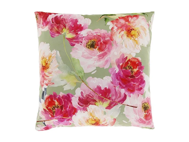 Vianna Kissen – 45 x 45 cm – Teegrün