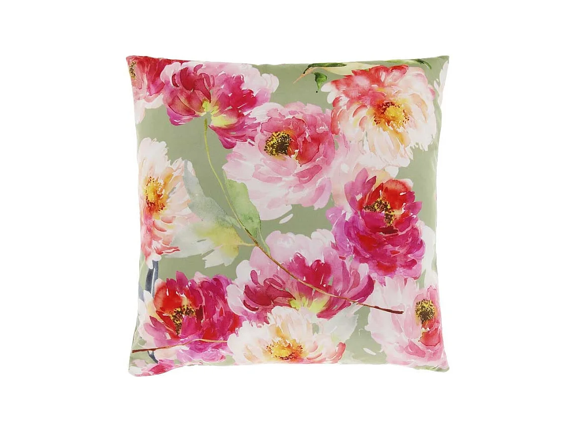 Coussin Vianna - 45x45cm - vert thé