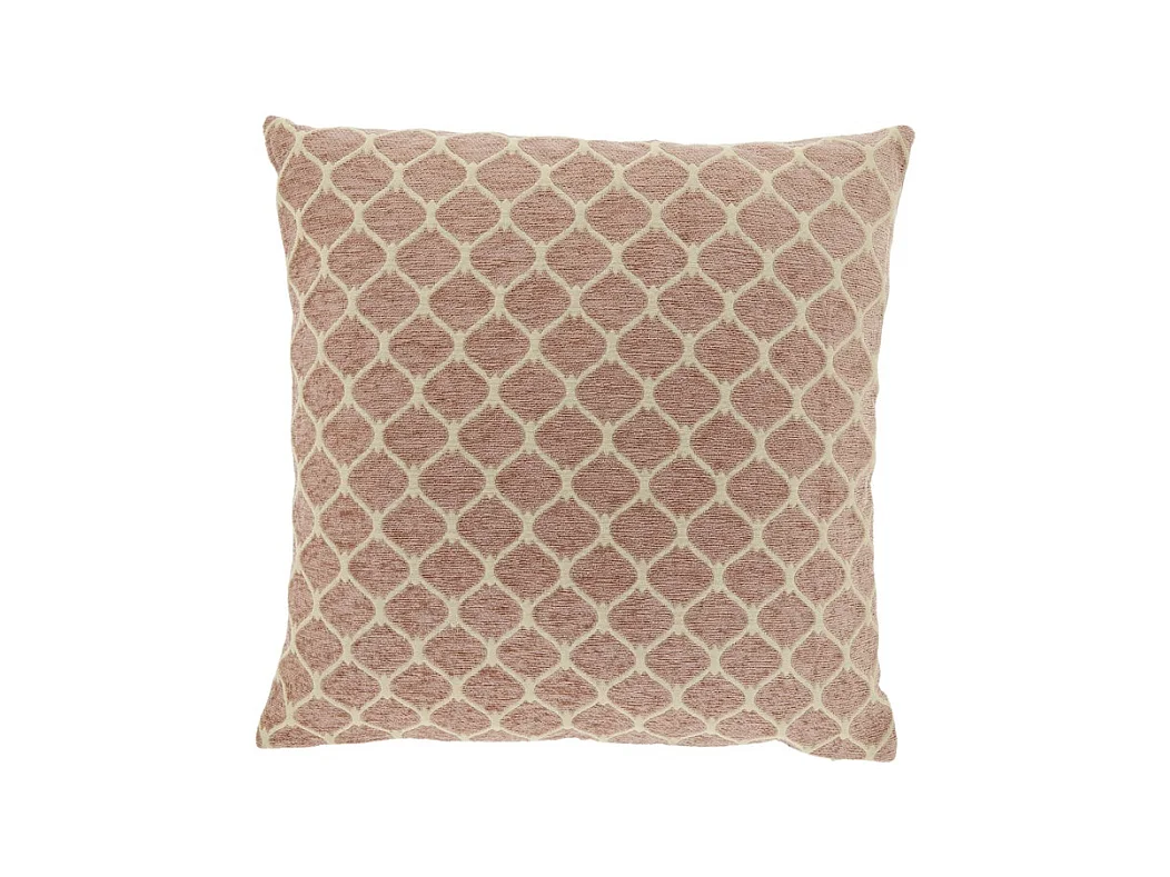 Coussin décoratif Miley vieux rose -45x45cm